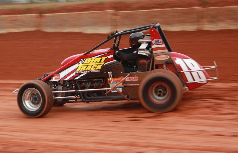 Dirt Track Racing School Sprint Car at Carolina Speedway
